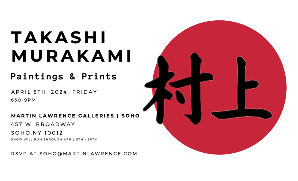 Takashi Murakami - Paintings and Prints On Exhibit in SOHO