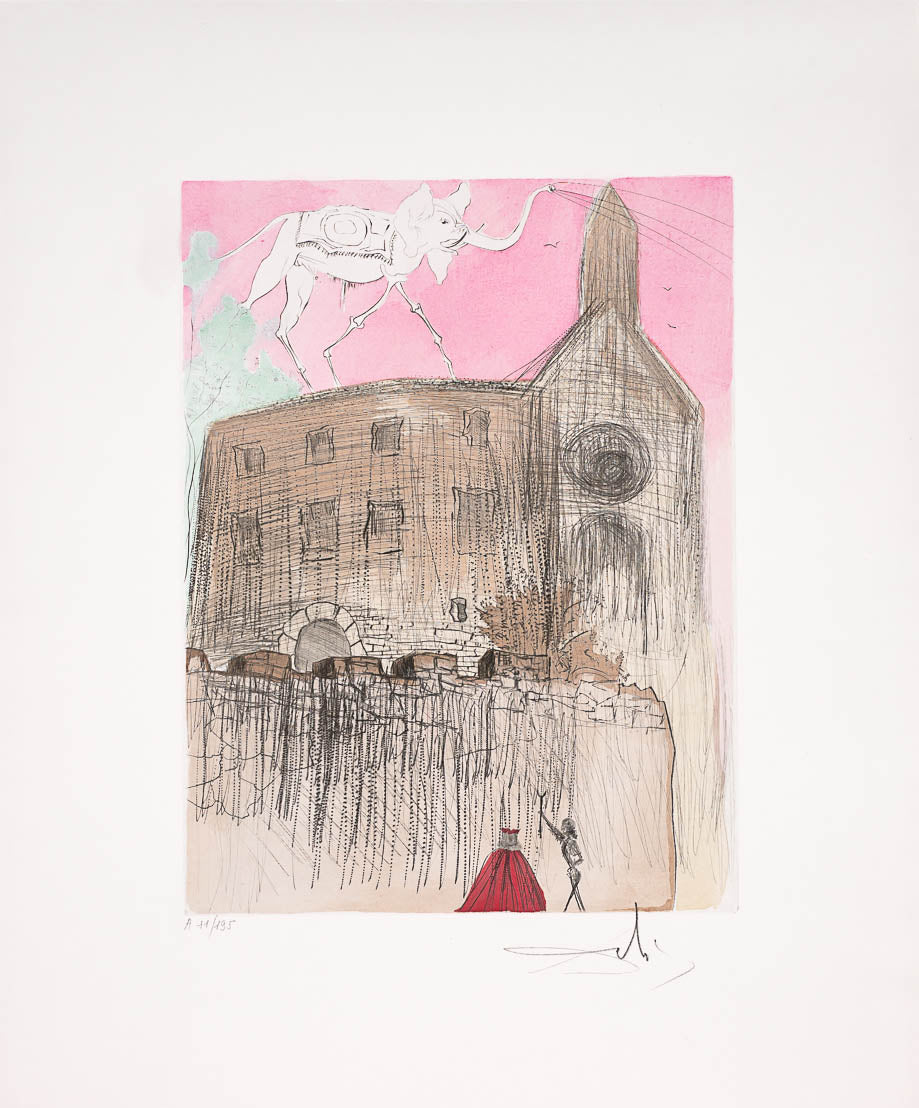 済　Dali Gala's Castle (Plate K), 1974 by Salvador Dalí | Martin Lawrence