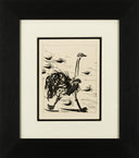 The Ostrich (Histoire Naturelle - Textes de Buffon, B.343), 1942