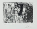 La Celestine Presents Two Boarders to Clients (347 Series, B.1581), 1968 by Pablo Picasso