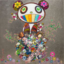Panda & Panda Cubs, 2015 by Takashi Murakami