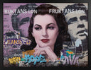 Ava at the Movies by François Fressinier framed