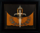 The Hindu Princess, 1987 by Erté framed