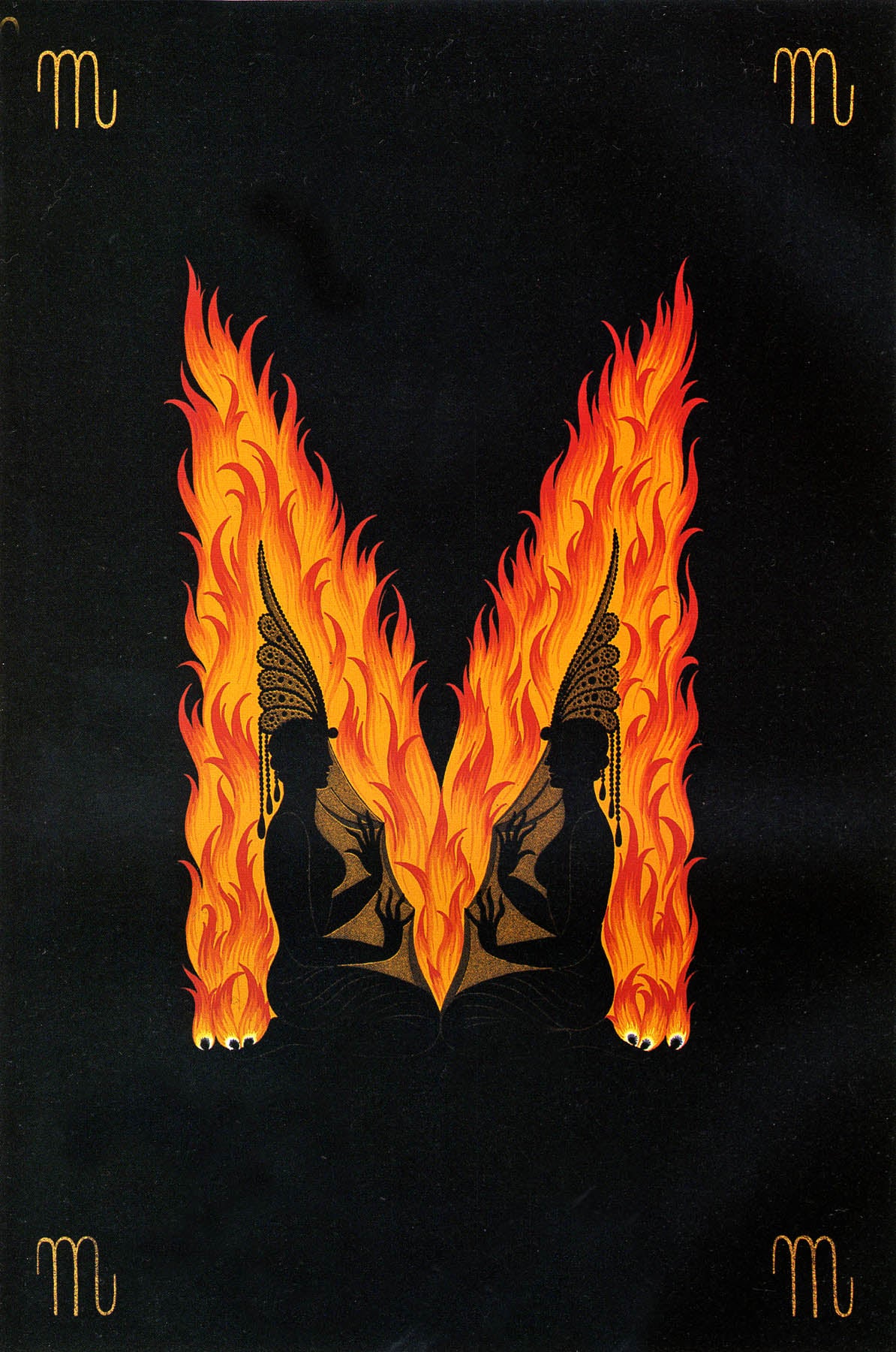 Letter M, 1977 by Erté - Romain de Tirtoff | Martin Lawrence Galleries