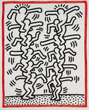 "People Ladder" (Three Lithographs), 1985