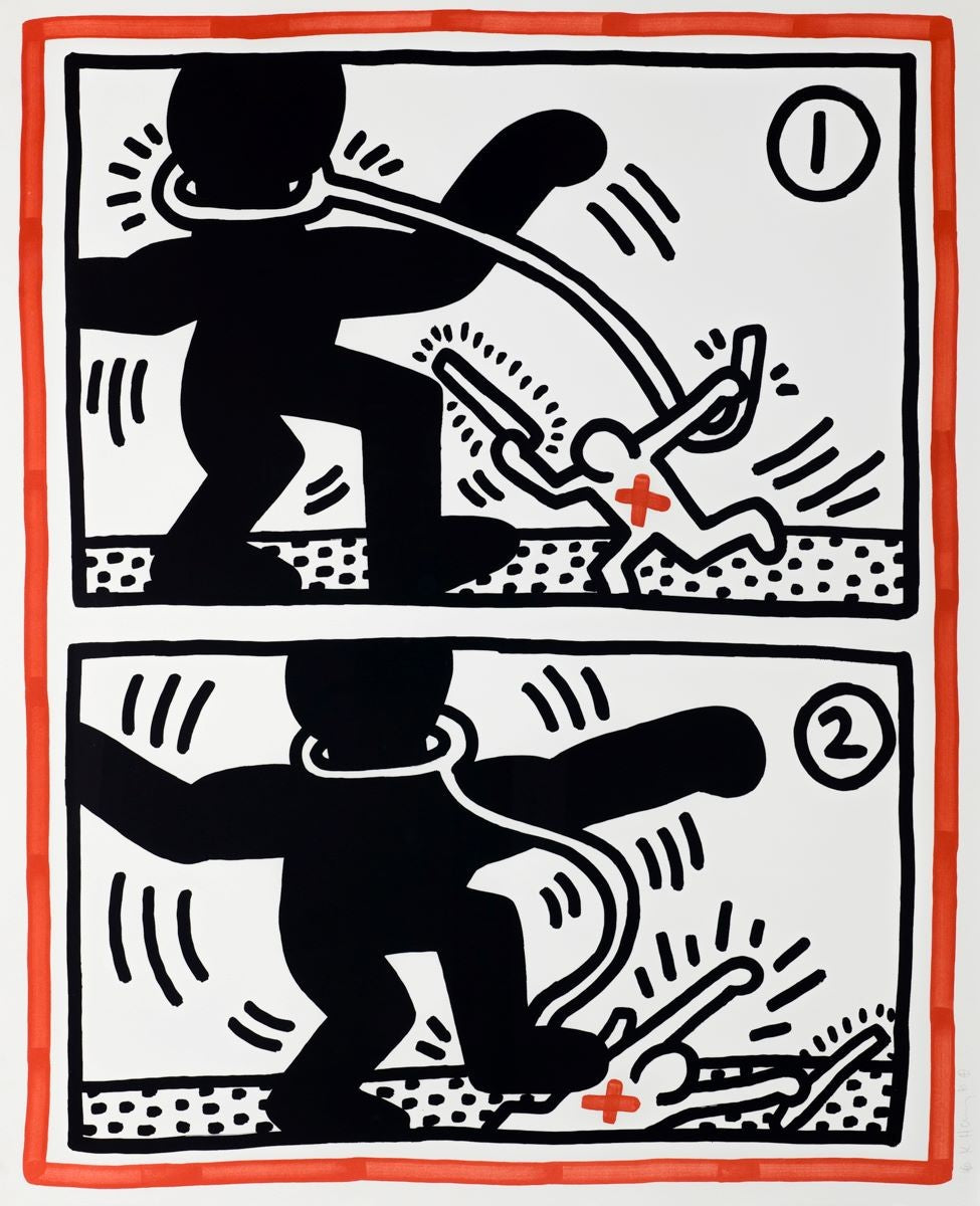Free South Africa (#3), 1985 by Keith Haring | Martin Lawrence