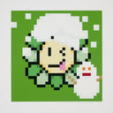 Murakami.Flower #9521 Snow (雪), 2023