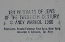 Albert Einstein (FS.II.229, Ten Portraits of Jews of the Twentieth Century), 1980