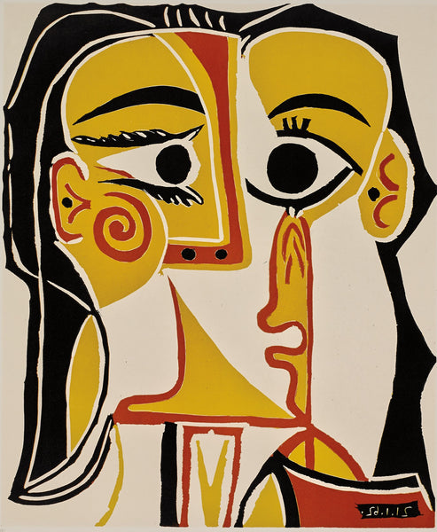 【匿名配送】ピカソとジャクリーヌ Picasso & Jacqueline Pablo Picasso “Portrait of Jacqueline roque” | Yamada Shoten