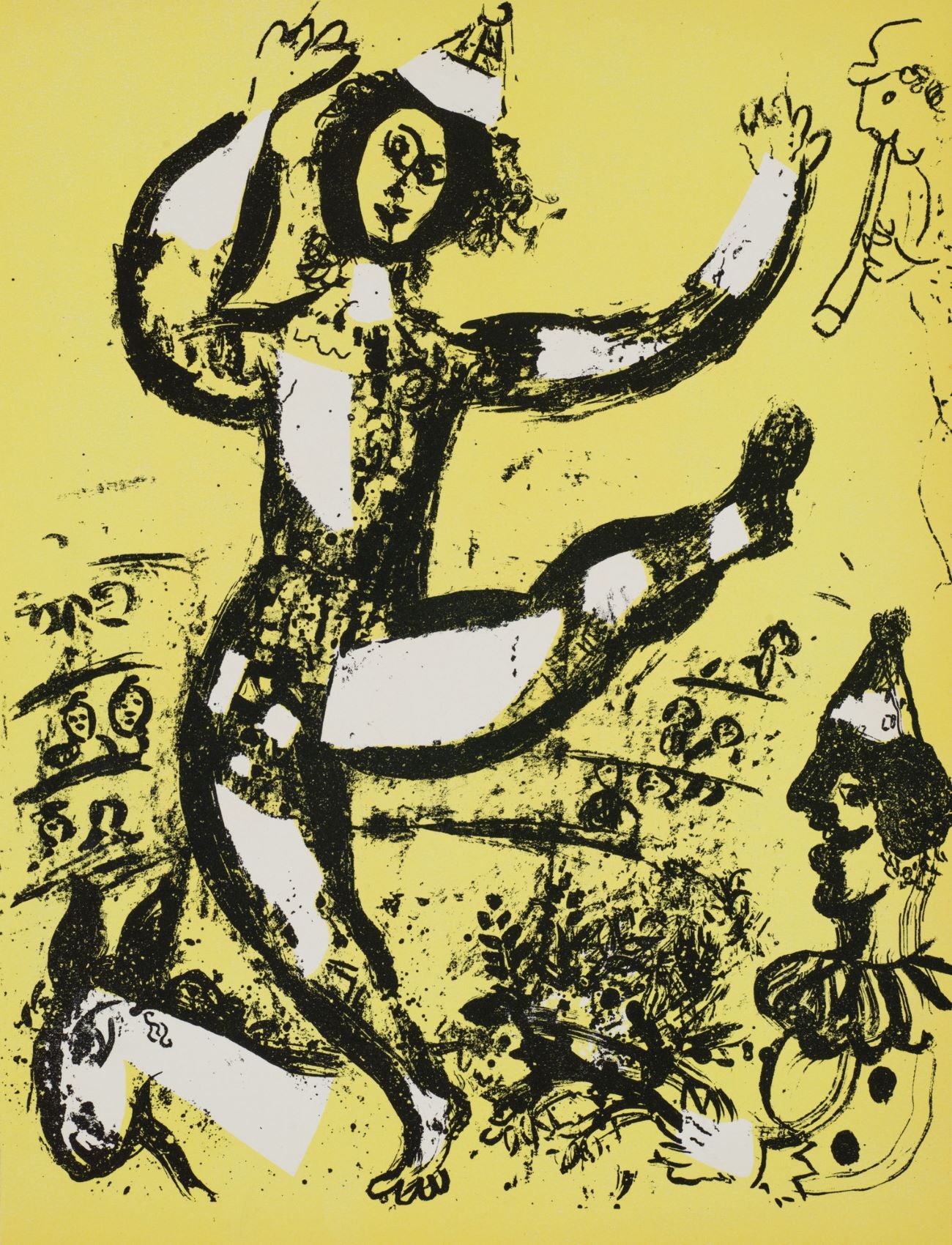 M. Chagall 金色フレーム マルク シャガール絵画「天使の音楽」額縁4色選択可能 作品証明書 展示