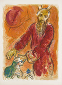 "Then came Amalek and fought with Israel in..." (The Story of Exodus, M.456), 1966 by Marc Chagall
