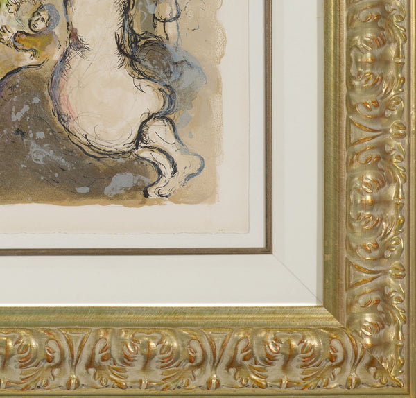 Marc Chagall 抽象画 金色フレーム Marc Chagall, Circus, 1967 | Weinstein Gallery