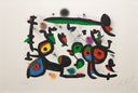 Les Amoureux et Luna Park I (M.1237, Allegro vivace), 1981 by Joan Miró