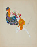 The Woman and the Devil (#643), 1923 by Erté