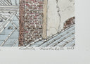 Paris. Rooftops with the View of Arc de Triomphe and Eiffel Tower, 2023