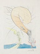 Freud with a Snail Head (Plate G), 1974