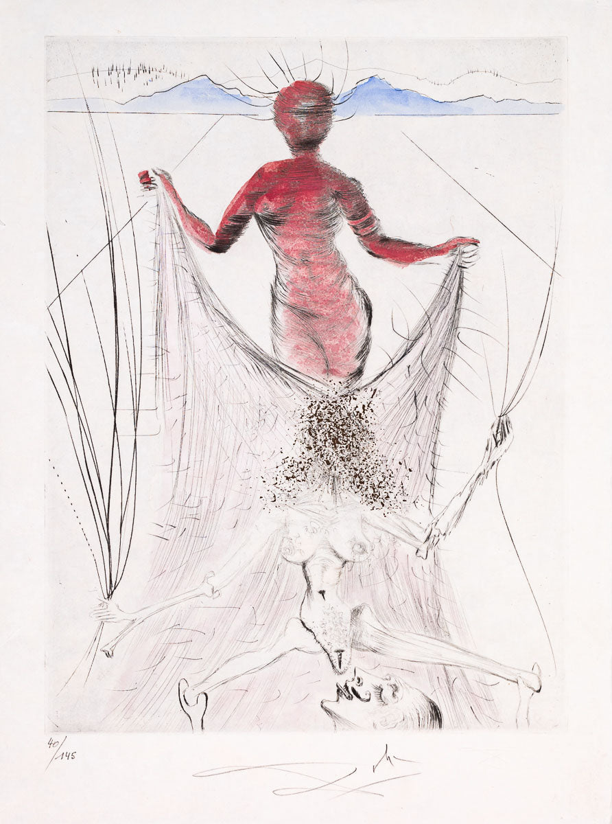 Woman Holding Veil (Venus in Furs), 1969 by Salvador Dali | Martin