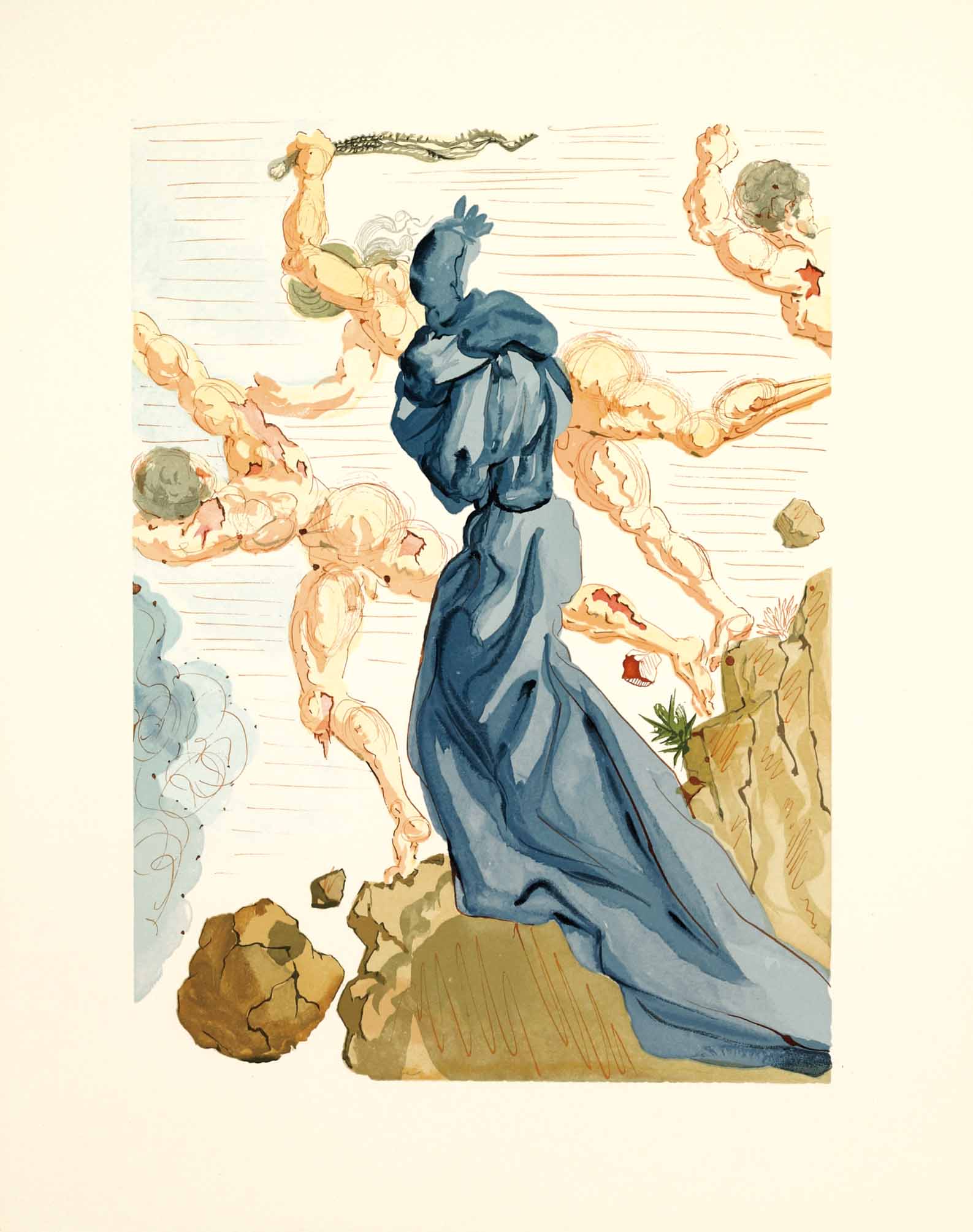 Salvador Dalí - Hell Canto 19 (The Divine Comedy) – Martin
