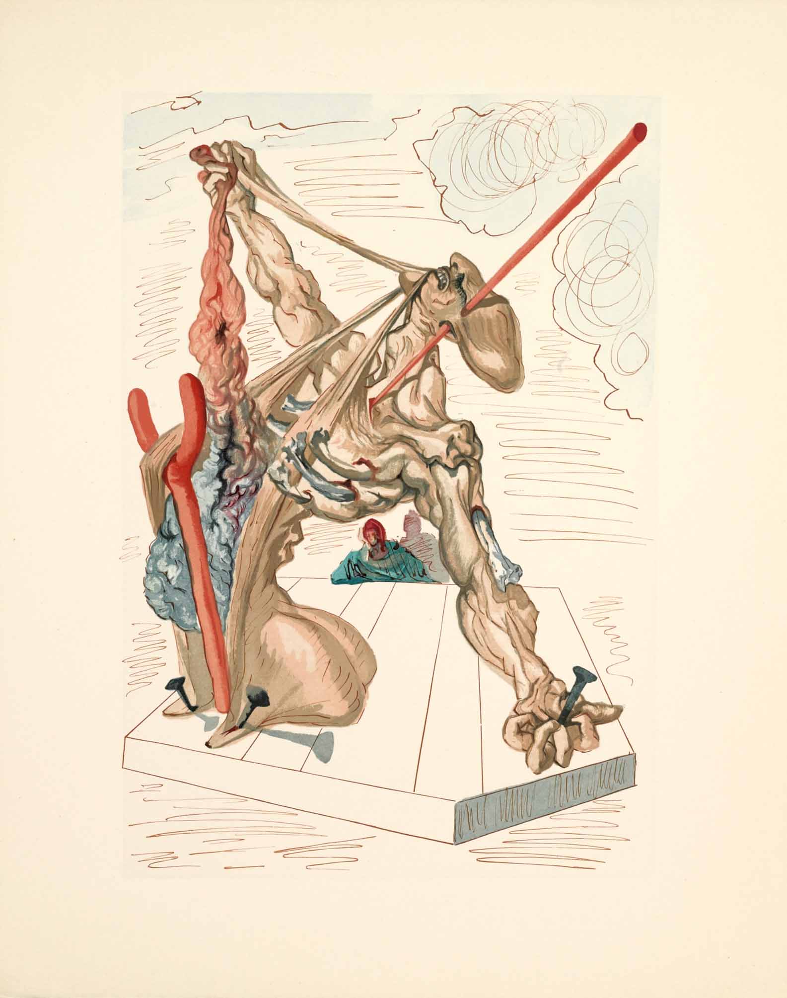 Hell Canto 28 (The Divine Comedy), 1959-1964 by Salvador Dalí
