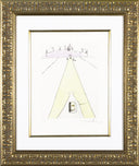 God, Time, Space, and the Pop (Plate I) by Salvador Dalí