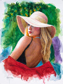 Straw Hat by Douglas Hofmann