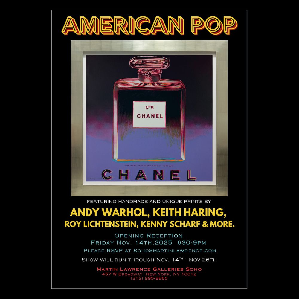 Martin Lawrence Galleries - American Pop featuring Warhol, Haring, Lichtenstein, Scarf, and more in MLG SOHO