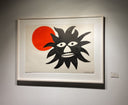 Large Black Face With Sun, 1968