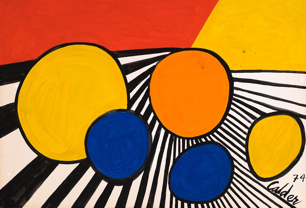 Bowling, 1974 by Alexander Calder | Martin Lawrence Galleries