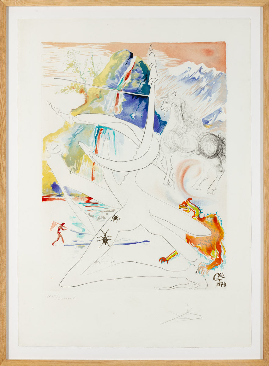 SALVADOR DALI、VIERGE EN GLOIRE、海外版超希少レゾネ Salvador Dalí | La Vierge De Guadeloupe (1958) | Available for