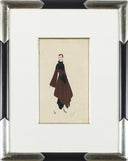 Untitled Fashion Design, 1919 by Erte framed
