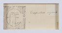 Untitled Fashion Design, 1919 by Erte verso stamp