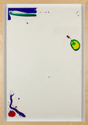 Untitled (SF63-039), 1963 by Sam Francis framed