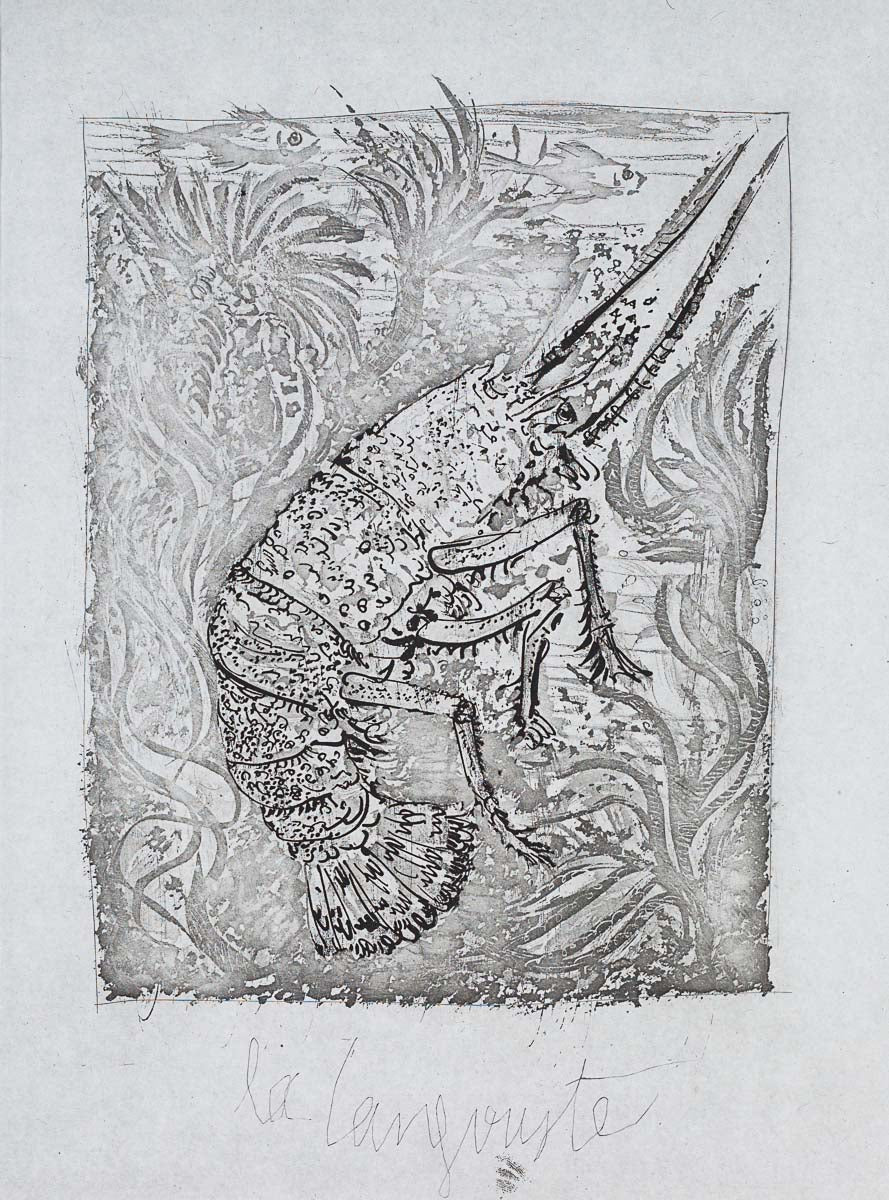 The Lobster (Histoire Naturelle - Textes de Buffon, B.352), 1942