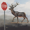 The Buck Stops Here (Deer at Stop Sign), 2012