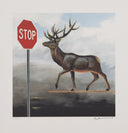 The Buck Stops Here (Deer at Stop Sign), 2012