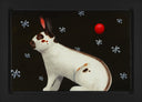 The Jack Rabbit III, 2018 by Robert Deyber  framed