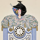 La Pendule (Au Réveil de Passé), 1923 by Erté detail 1
