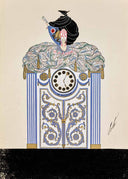 La Pendule (Au Réveil de Passé), 1923 by Erté