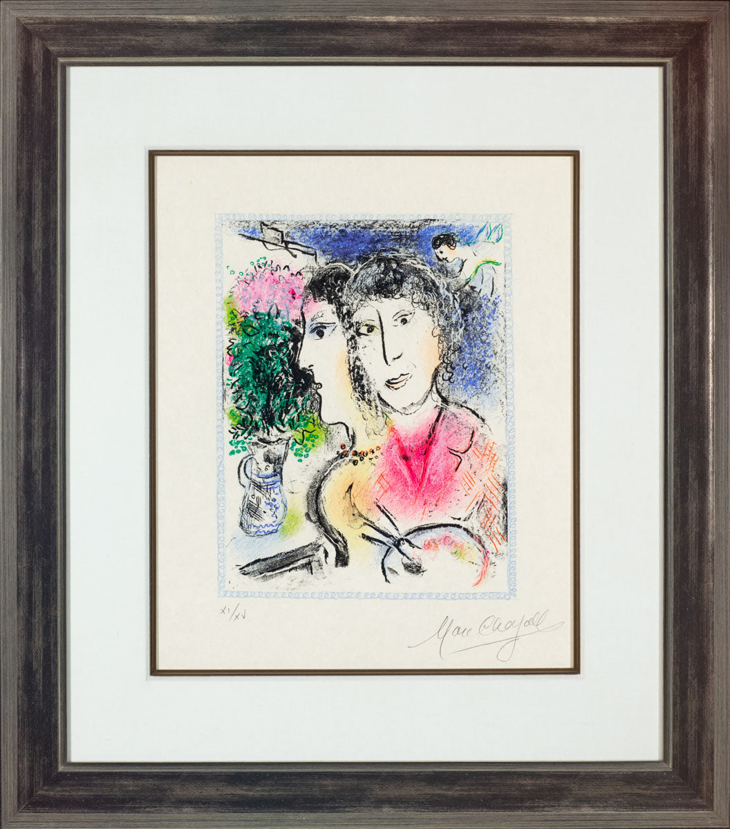 225 - Double Portrait at the Easel (M.835), 1976