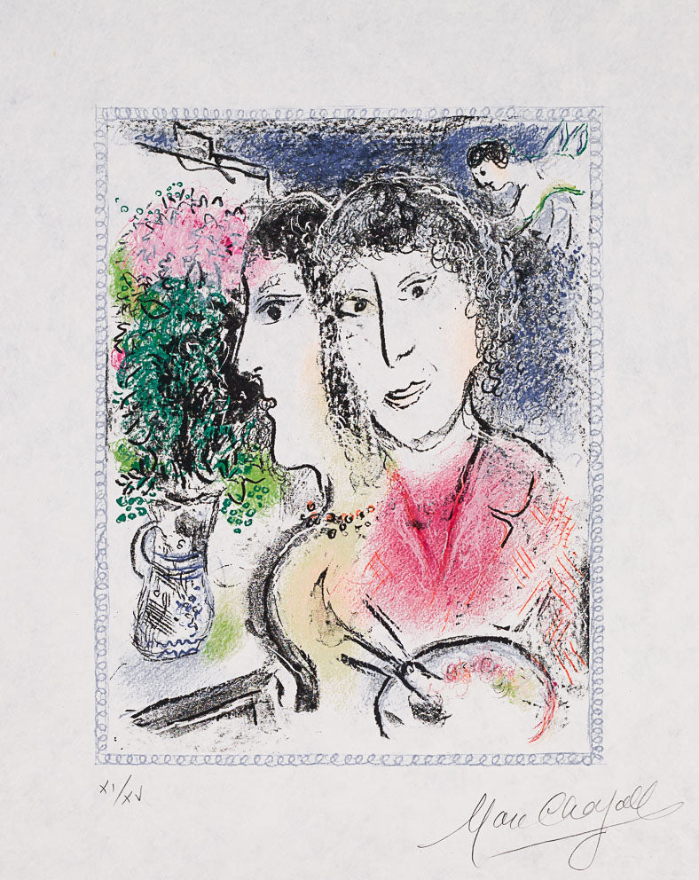 225 - Double Portrait at the Easel (M.835), 1976