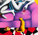 Three Graces, 2019 by Mark Kostabi detail 2