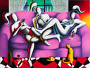 Three Graces, 2019 by Mark Kostabi