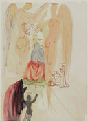 Heaven Canto 24 (The Divine Comedy), 1959 by Salvador Dalí detail 1