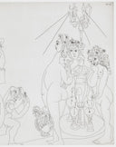 Picasso at the Fountain of Canaletas (347 Series, B.1561), 1968 by Pablo Picasso detail 3