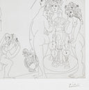 Picasso at the Fountain of Canaletas (347 Series, B.1561), 1968 by Pablo Picasso signature
