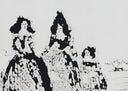 Las Meninas and Gentlemen in the Sierra (347 Series, B.1614), 1968 by Pablo Picasso detail 2
