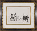 Las Meninas and Gentlemen in the Sierra (347 Series, B.1614), 1968 by Pablo Picasso framed