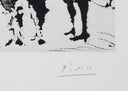 Las Meninas and Gentlemen in the Sierra (347 Series, B.1614), 1968 by Pablo Picasso signature