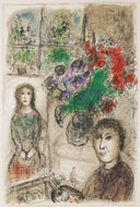 Easel With Flowers (M.838), 1976