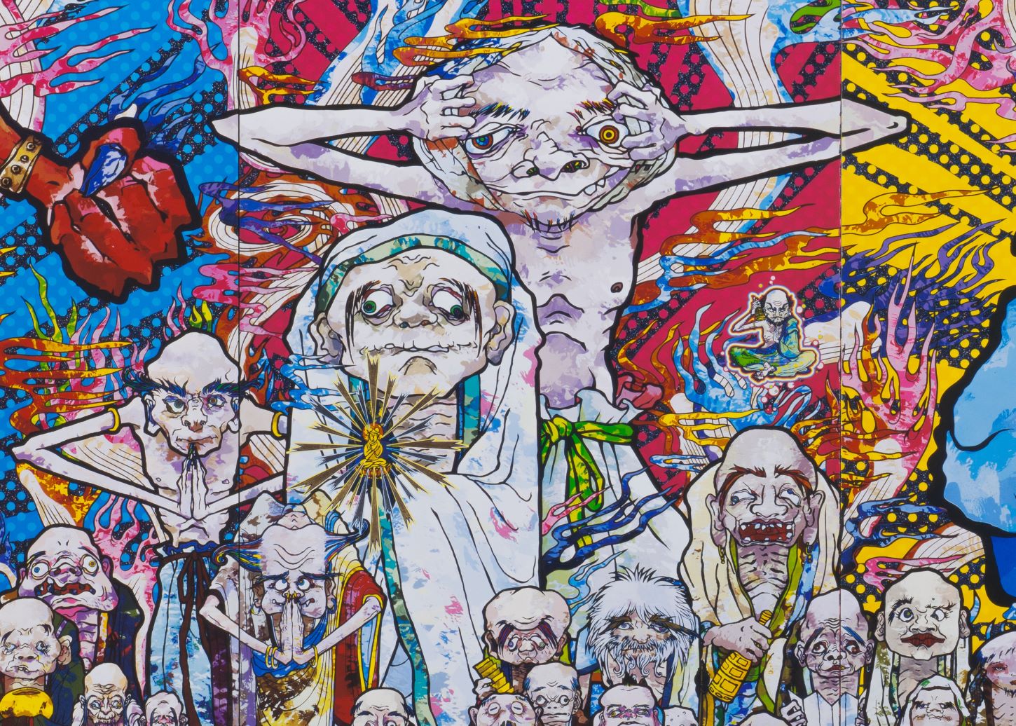 アート 画集 DEMONS＆MERVEILLES Takashi Murakami | RED DEMON AND BLUE DEMON WITH 48 ARHATS (ca